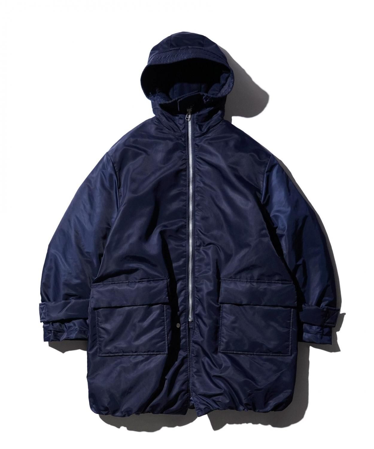 SandWaterr / RESEARCHED PADDED COAT / NYLON SATIN