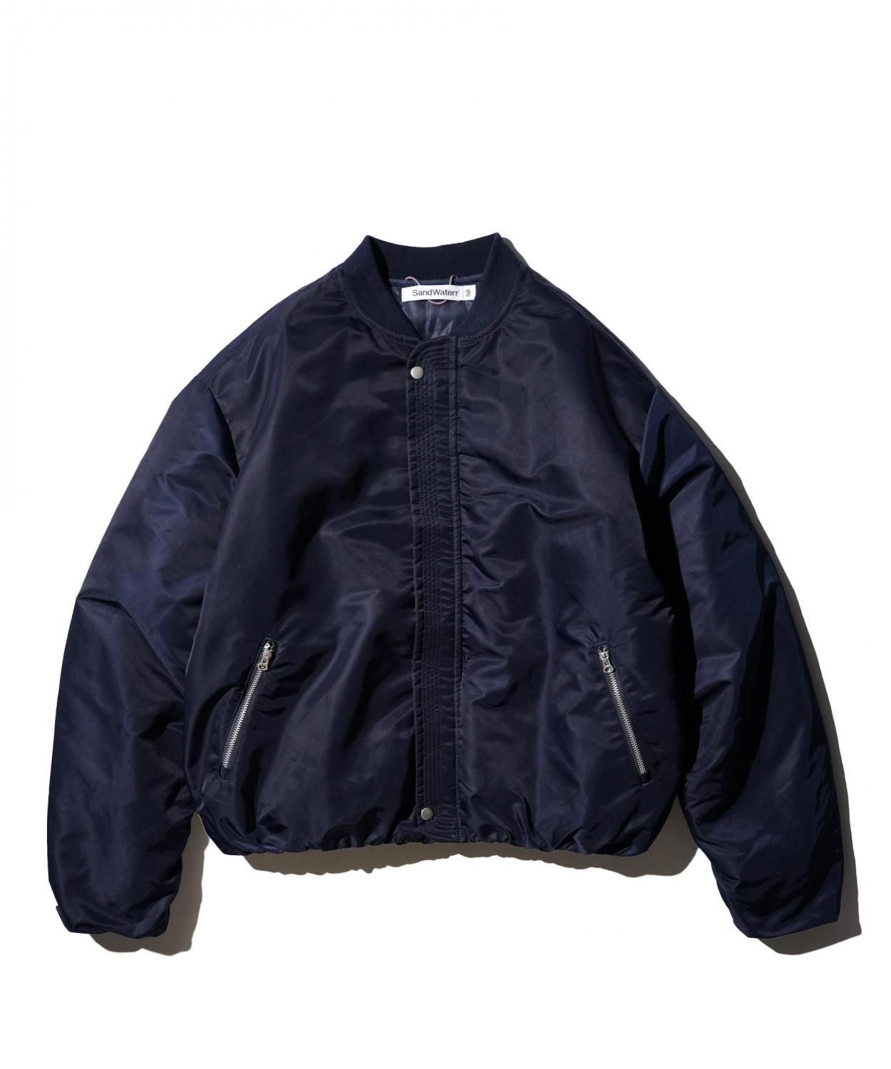 SandWaterr / RESEARCHED PADDED BLOUSON / NYLON SATIN (SW-J0502)