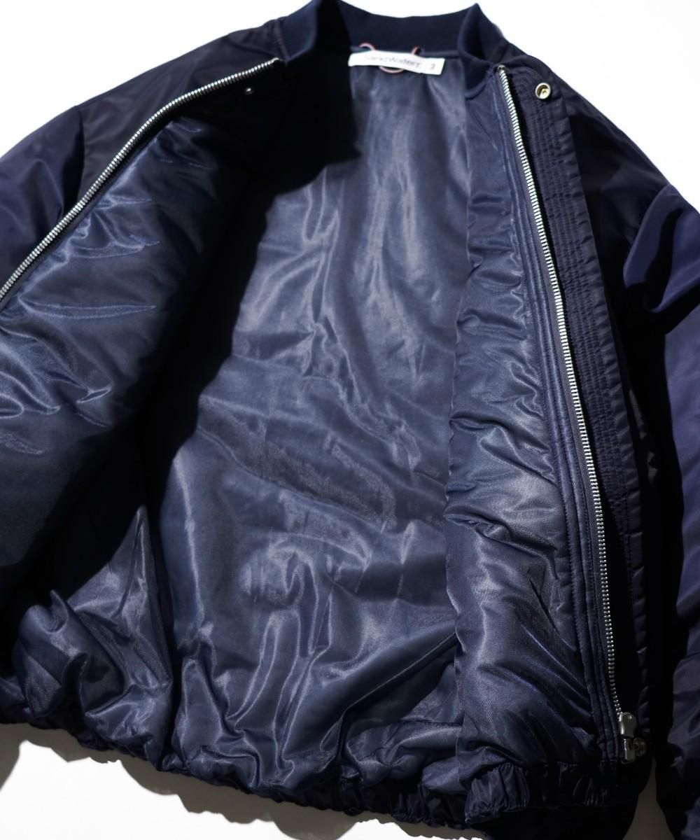 SandWaterr / RESEARCHED PADDED BLOUSON / NYLON SATIN (SW-J0502)