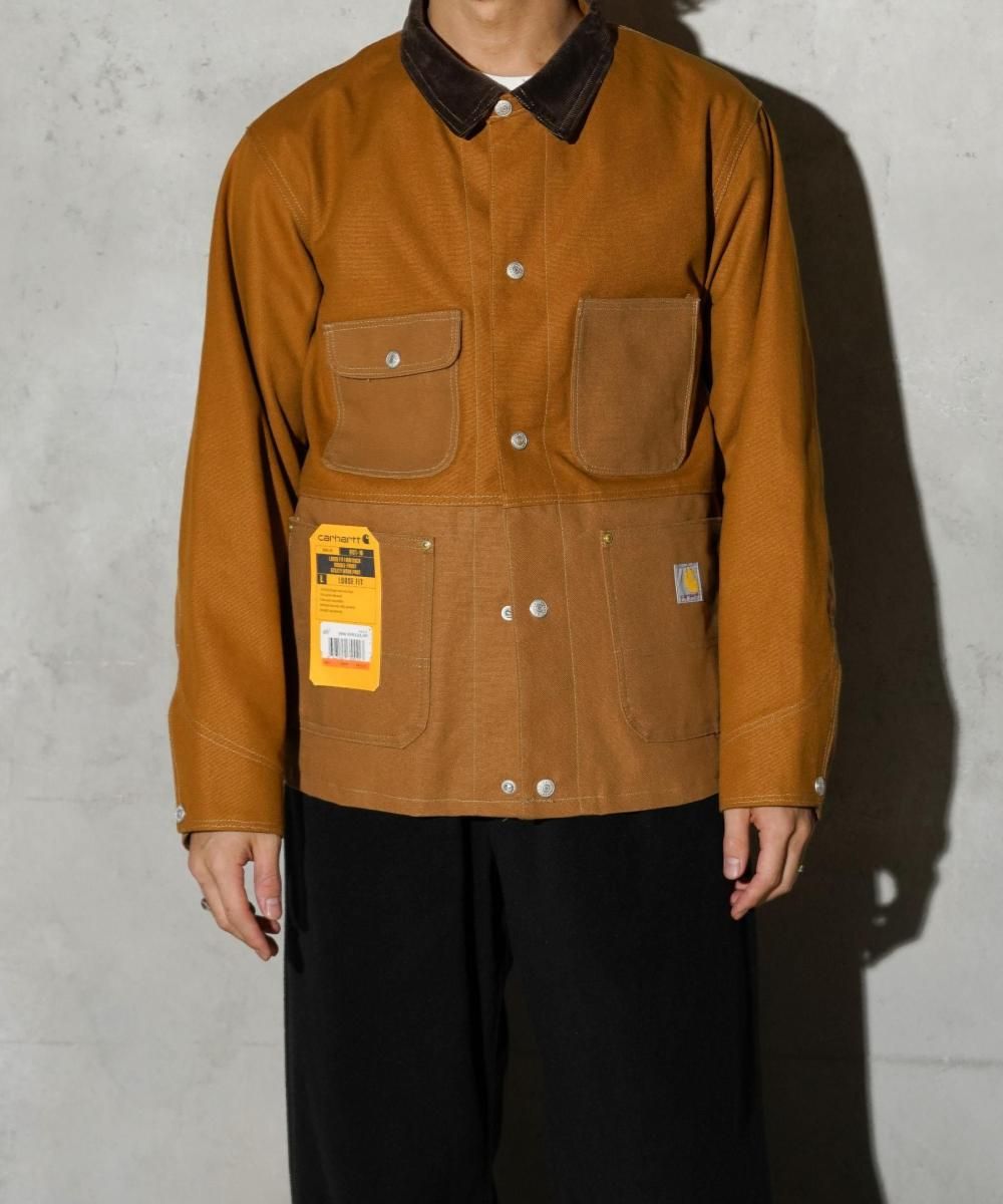 新品【THRIFTY LOOK】CARHARTT DUCK COVERALL THRIFTY LOOK / US CARHARTT DUCK FILM COVERALL