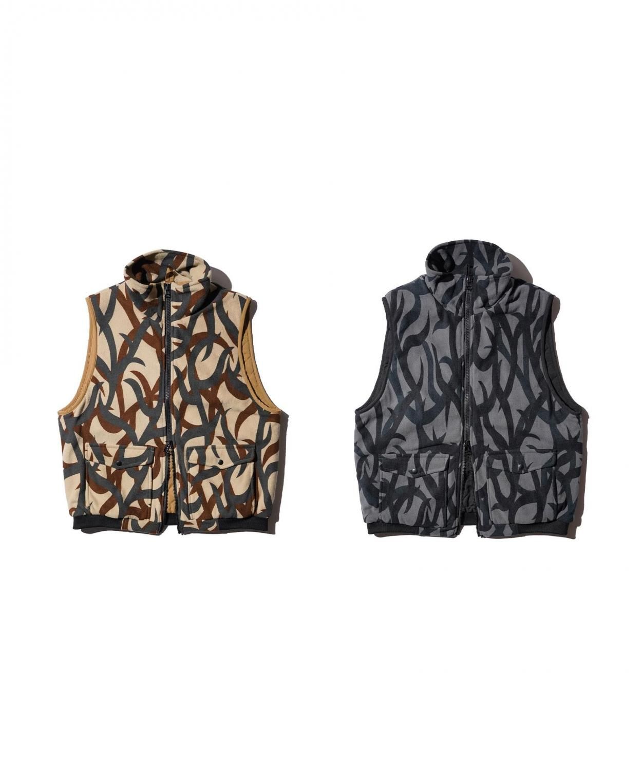 MADE IN STANDARD / QUILT LINED PRINTED ACTIVE VEST