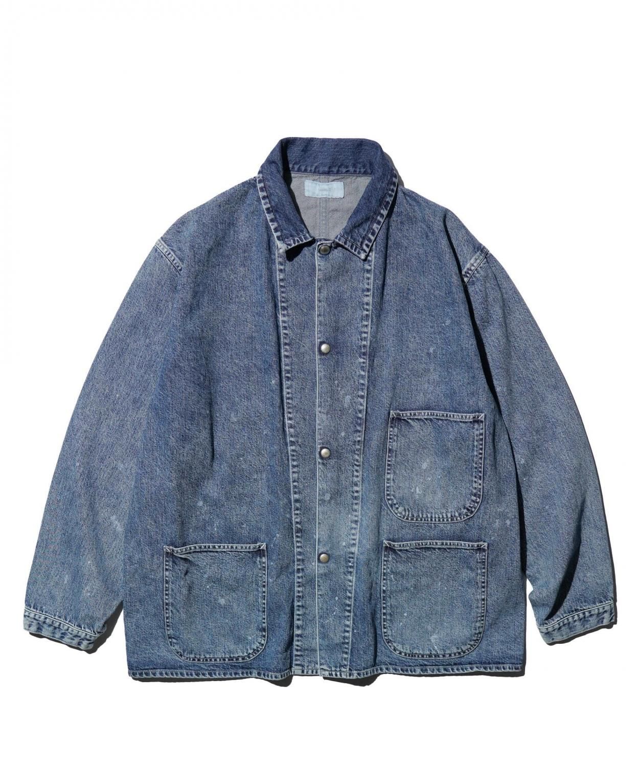tsuzuli / COVERALLS JACKET INDIGO DENIM (UNISEX) 