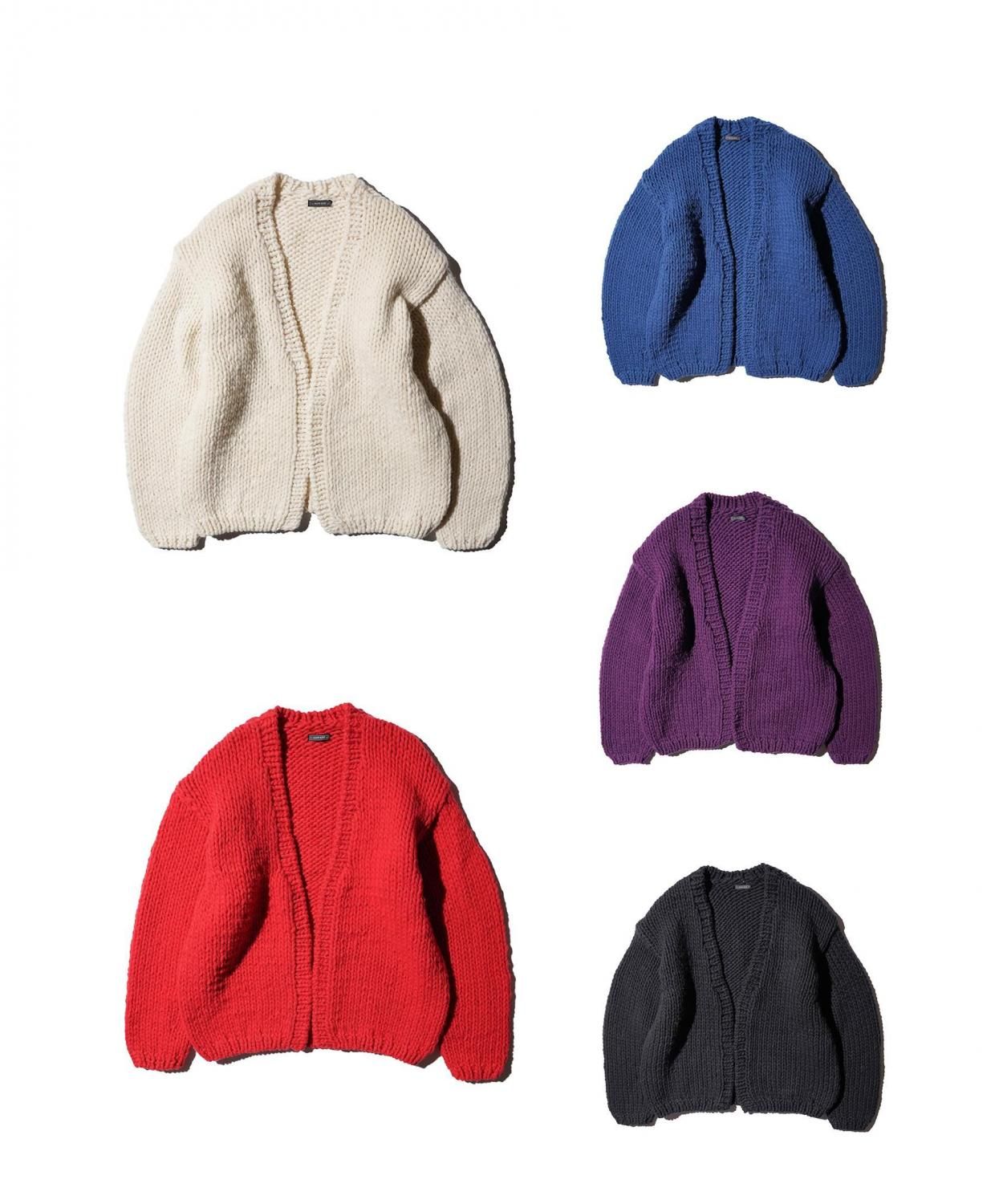 THRIFTY LOOK / HAND KNITTING CARDIGAN