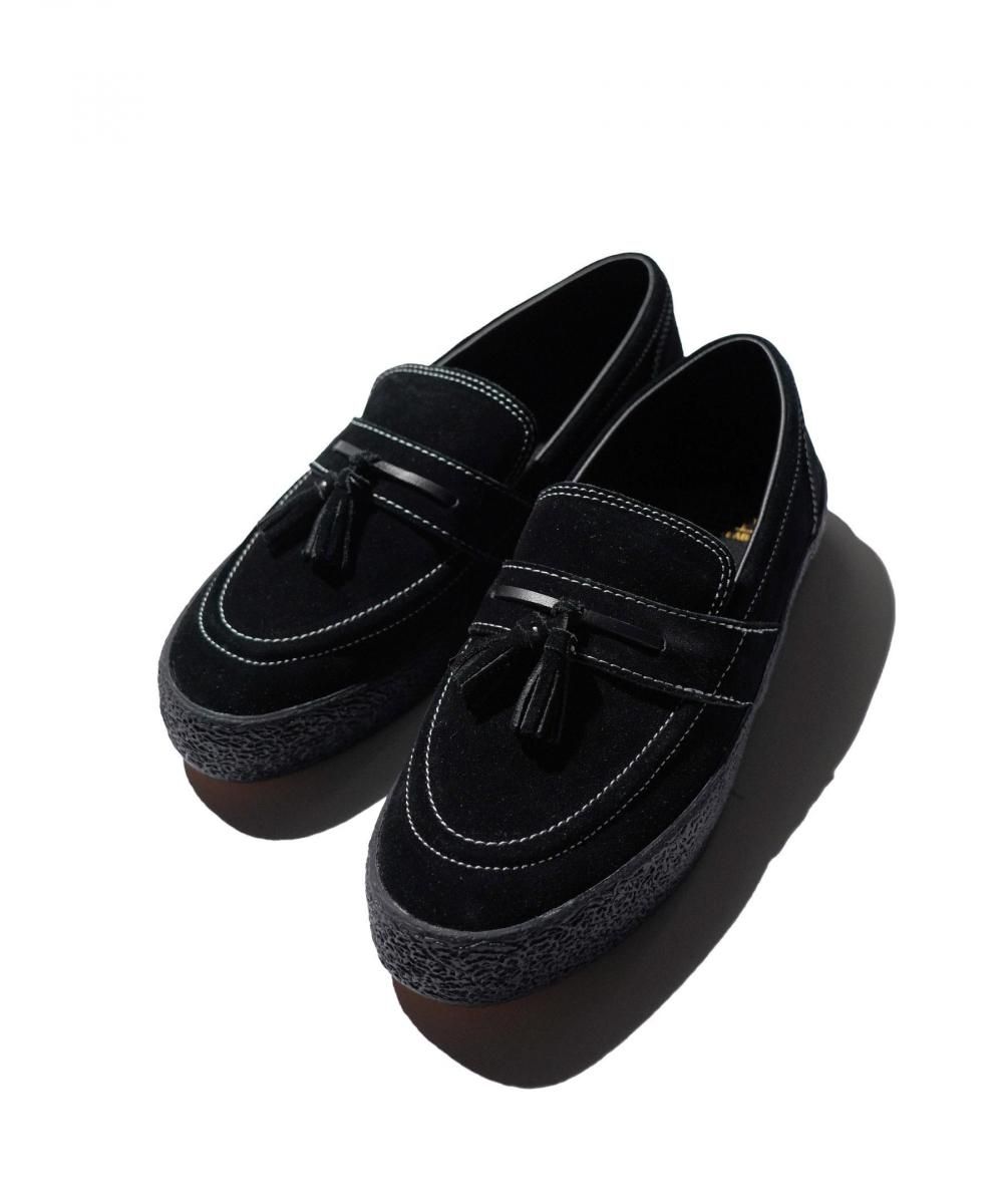 Last Resort AB / VM005 Loafer (Black/Black/White Stitch)
