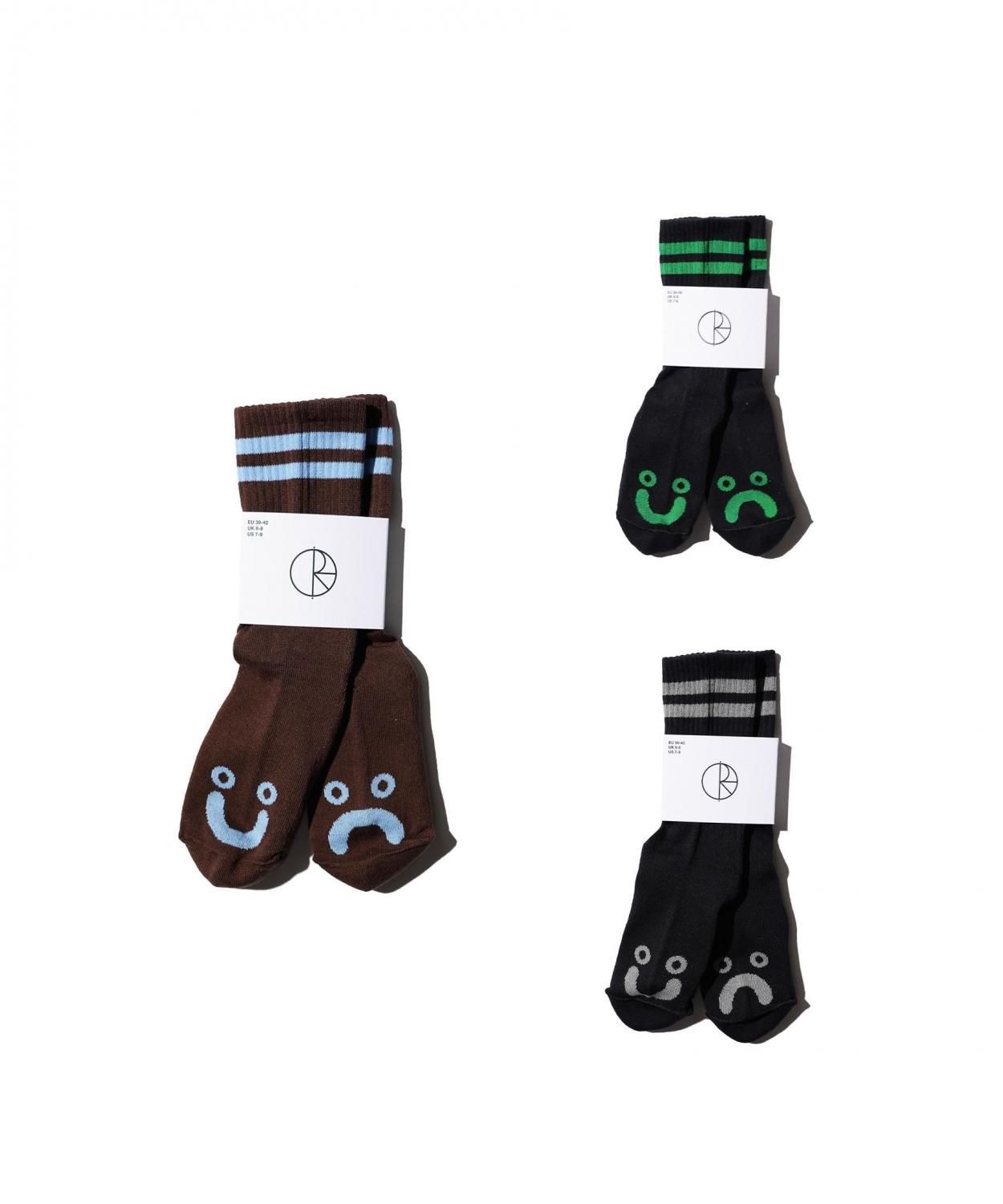 Polar Skate Co. / Rib Socks | Happy Sad