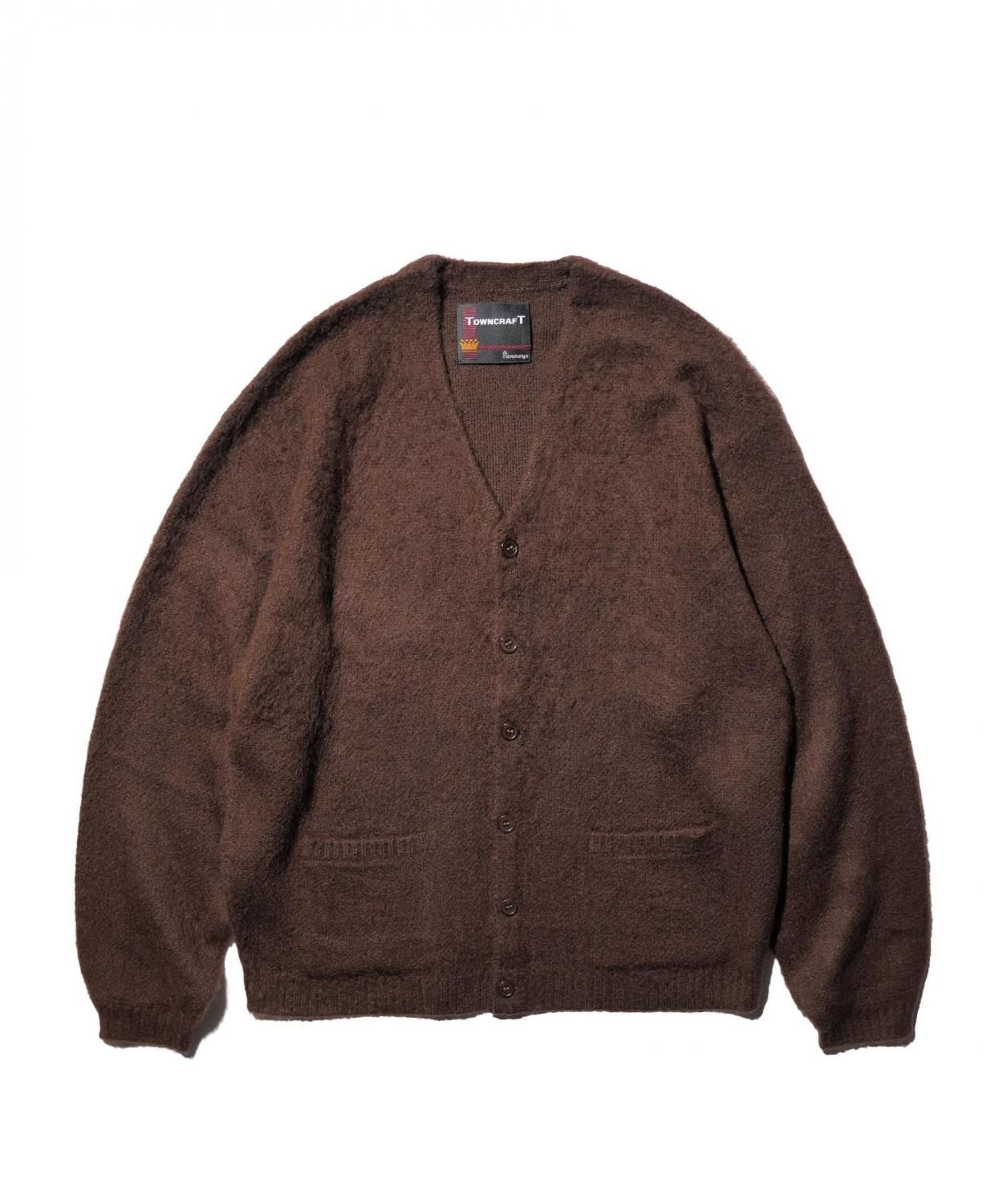 TOWNCRAFT / SOLID SHAGGY CARDIGAN