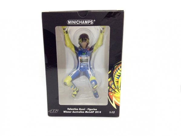 MINICHAMPS製 1/12 フィギュア バレンティーノ・ロッシ モトGP オーストラリアGP 2014 ウィナー - ミニカー専門店  Modellino -モデリーノ-