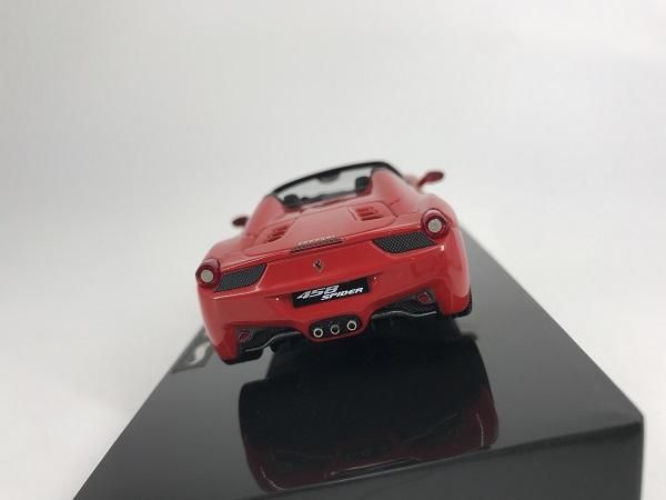 マテル ホットウィール製 1/43 フェラーリ458 イタリアスパイダー ...