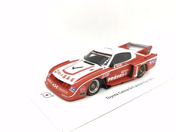 Spark 1/43 TOYOTA Celica LB Turbo No.1 Winner Inter 200 Mile Fuji 1979Nobuhide Tachi