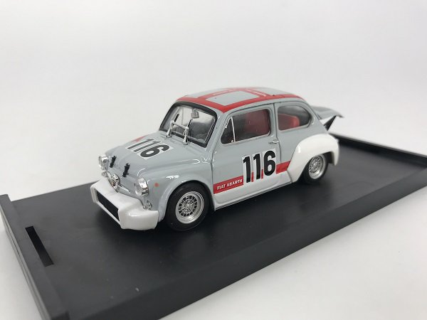 ブルム製 　1/43　フィアット アバルト1000　UFFICALE ROSSA（木箱ｼﾘｰｽﾞ） - ミニカー専門店　Modellino  -モデリーノ-