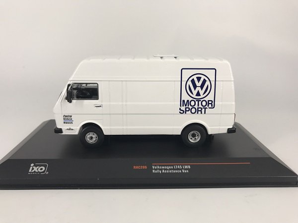 イクソ製 1/43 フォルクスワーゲン LT35 LWB - フォルクスワーゲン・モータースポーツ ラリーアシスタント バン - ミニカー専門店  Modellino -モデリーノ-