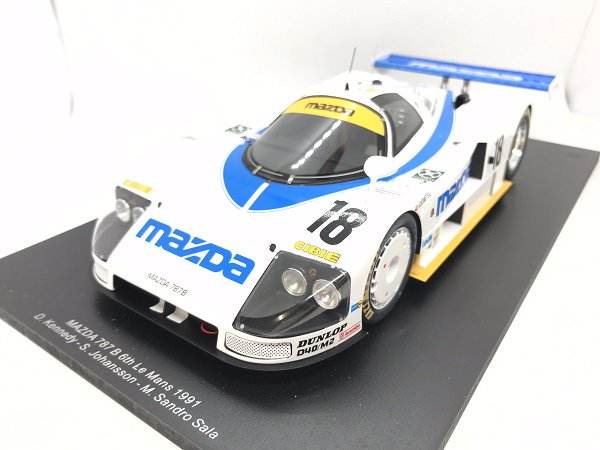 Spark1/18 Mazda 787 B No.18 24H Le Mans 1991 S. Johansson - D. Kennedy - M. S. Sala