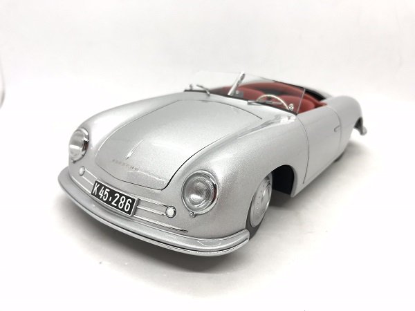 AutoArt製 1/18 ポルシェ 356 NO.1（ シルバー） - ミニカー専門店　Modellino -モデリーノ-