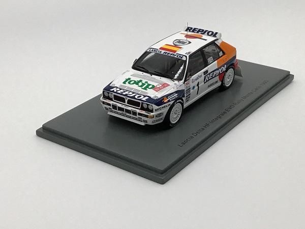 スパーク製 　1/43　ランチア. デルタ HFインテグラーレ EVO　No.1 ラリー・モンテカルロ 1993　Carlos Sainz Luis  Moya, - ミニカー専門店　Modellino -モデリーノ-