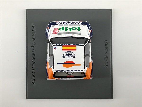 スパーク製 　1/43　ランチア. デルタ HFインテグラーレ EVO　No.1 ラリー・モンテカルロ 1993　Carlos Sainz Luis  Moya, - ミニカー専門店　Modellino -モデリーノ-