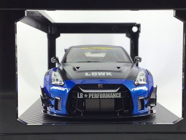 LB-WORKS Nissan GT-R R35 type 2 Blue (1/18 Scale) - ミニカー専門店 ...