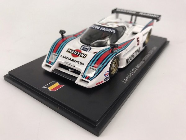 ランチア LC2 No.5 Winner 1000km SPA 1985M. Baldi - B. Wollek - R. Patrese -  ミニカー専門店 Modellino -モデリーノ-