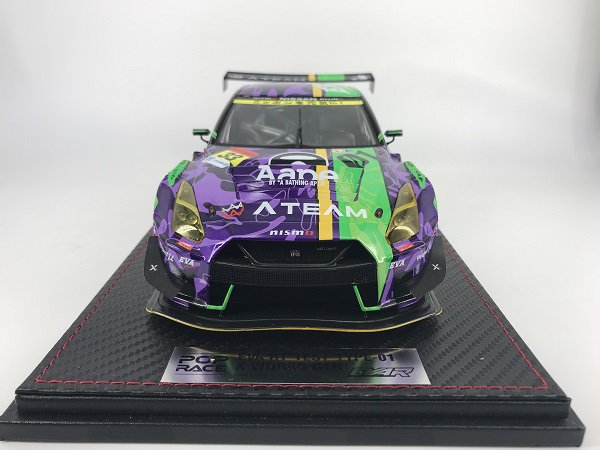 POP RACE製 1/18 日産 GT-R ニスモ GT3, X Works/エヴァRT初号機