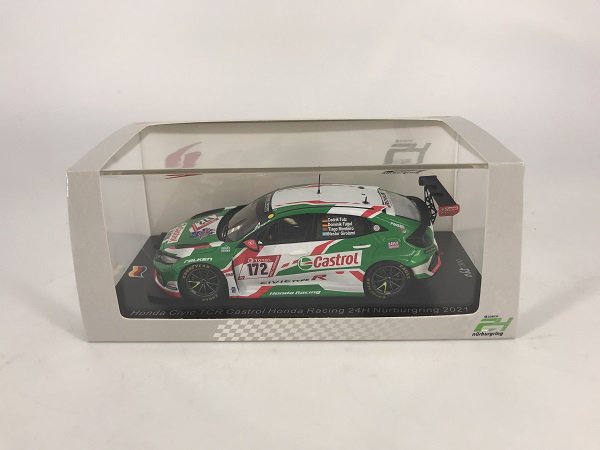 スパーク製 1/43 ホンダ シビック TCR No.172 Castrol Racing 24H Nürburgring 2021 -  ミニカー専門店 Modellino -モデリーノ-