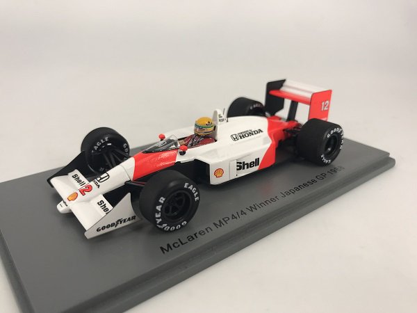 スパーク製　1/43 マクラーレン MP4/4 No.12
ウインタージャパニーズ GP 1988 Ayrton Senna