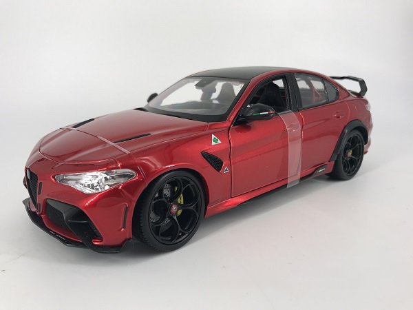 ホットトイズ製　1/18　アルファロメオ ジュリア GTAｍ 2020 Rosso GTA(ﾚｯﾄﾞ) - ミニカー専門店　Modellino  -モデリーノ-