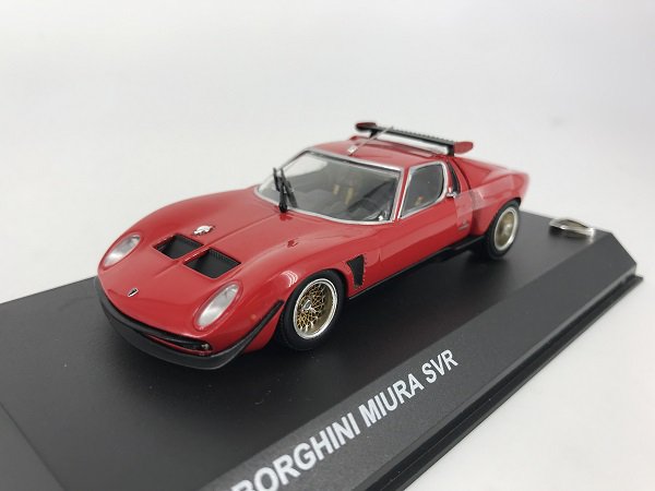 京商製 1/43 ランボルギーニ ミウラ SVR (レッド/ブラック) - ミニカー専門店 Modellino -モデリーノ-