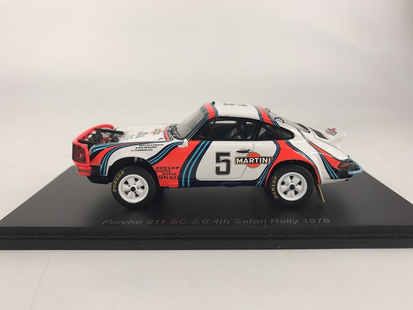 スパーク製 1/43 ポルシェ 911 SC 3.0 No.5 4th サファリラリー 1978 - ミニカー専門店 Modellino -モデリーノ-