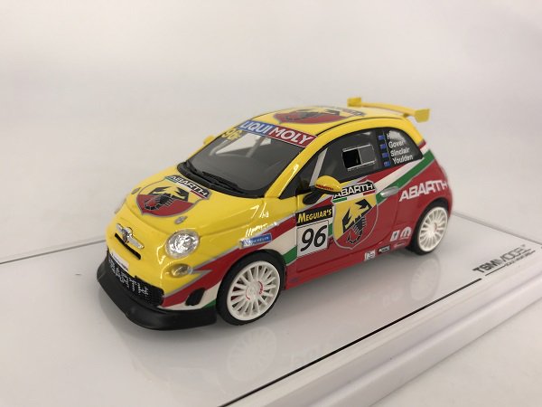 TSM MODEL製 1/43 アバルト 695 アセットコルサ バサースト 12時間 2014 クラス優勝車 #96 Fiat Abarth  Motorsport - ミニカー専門店 Modellino -モデリーノ-