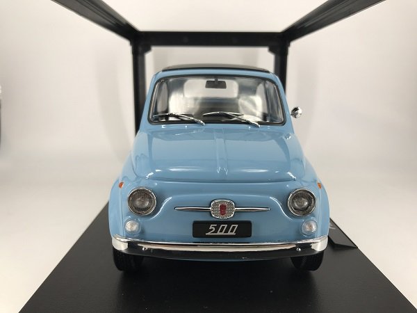 KK Scale製 1/12 フィアット 500F 1968 (ﾗｲﾄﾌﾞﾙｰ) - ミニカー専門店 Modellino -モデリーノ-