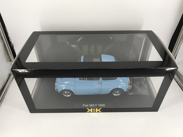 KK Scale製　1/12 フィアット 500F 1968 (ﾗｲﾄﾌﾞﾙｰ) - ミニカー専門店　Modellino -モデリーノ-