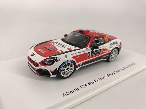 イクソ 1/43 フィアット アバルト 124 RGT 2022 モンテカルロ