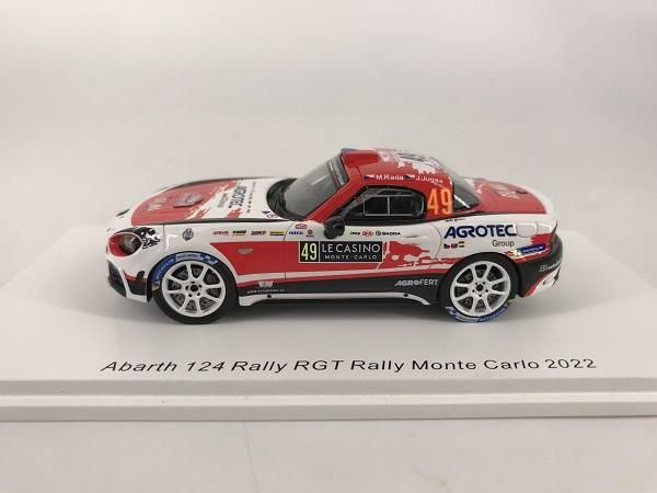イクソ 1/43 フィアット アバルト 124 RGT 2022 モンテカルロ