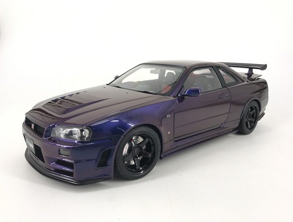 オートアート製 1/18 ニスモ R34 GT-R Z-tune（ミッドナイトパープルⅢ） - ミニカー専門店 Modellino -モデリーノ-