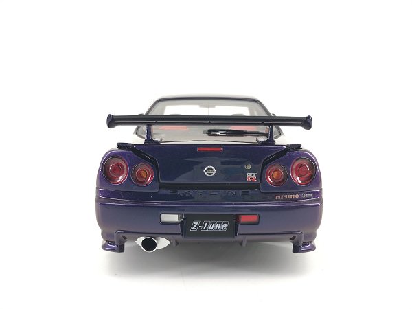 オートアート製 1/18 ニスモ R34 GT-R Z-tune（ミッドナイトパープルⅢ） - ミニカー専門店 Modellino -モデリーノ-