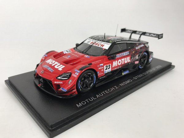 スパーク製 1/43 モチュール オーテック Z No.23 ニスモ GT500スーパー GT 2022 松田次生/ロニー・クインタレッリ - ミニカー専門店  Modellino -モデリーノ-