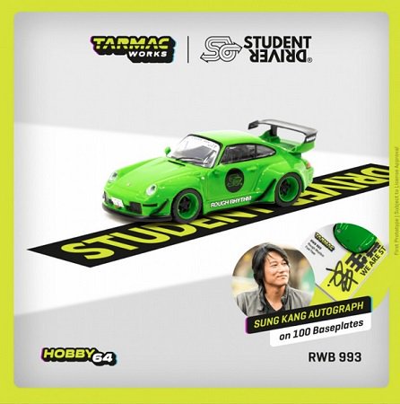 ターマックワークス製 1/64 RWB 993 Rough Rhythm Fuel Fest Student Driver - ミニカー専門店  Modellino -モデリーノ-