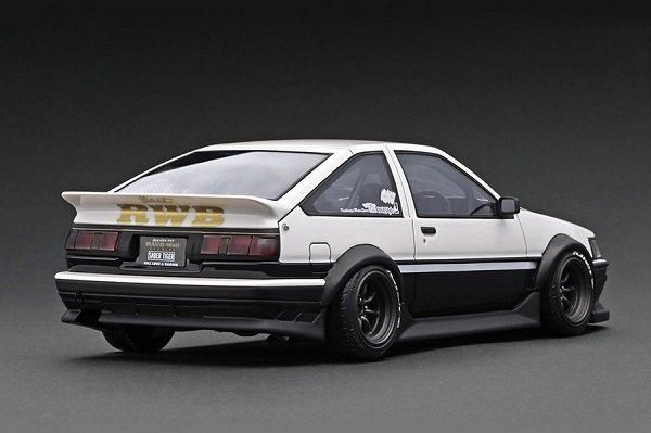 イグニッションモデル 1/18 RWB AE86 イグニッションモデル製 1/18 RWB AE86 (ホワイト/ブラック
