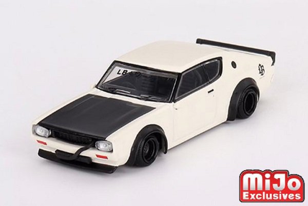 MINI-GT製 1/64 日産 スカイライン ケンメリ リバティーウォーク ホワイト(右ハンドル) ブリスター仕様 - ミニカー専門店  Modellino -モデリーノ-