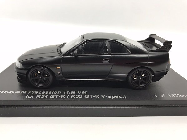 CARNEL製 1/43 PrecessionTrialCar for R34 GT-R (R33 GT-R V