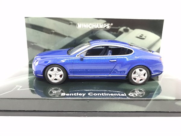 MINICHAMPS製 1/43 BENTLEY コンチネンタル GT 2003 (ブルーメタリック 