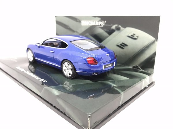 MINICHAMPS製 1/43 BENTLEY コンチネンタル GT 2003 (ブルーメタリック