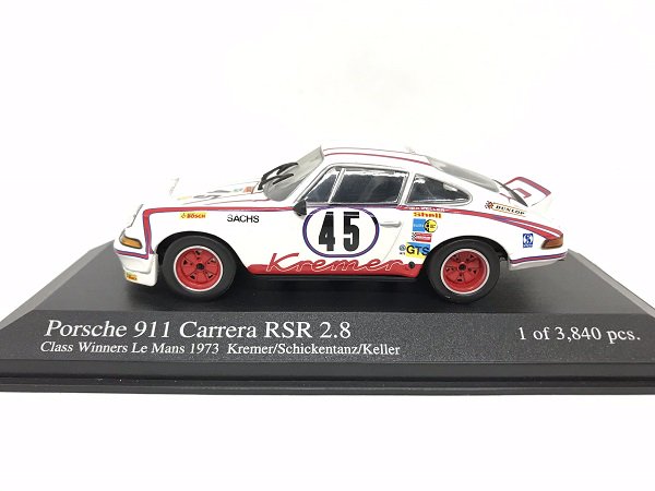 ミニチャンプス製 1/43 ポルシェ 911 カレラ RSR 2.8 #45 24h LM 1973 ClassWinners - ミニカー専門店  Modellino -モデリーノ-