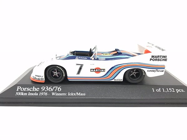 MINICHAMPS製 1/43PORSCHE 936 #7 500km Imola 1976 winner - ミニカー