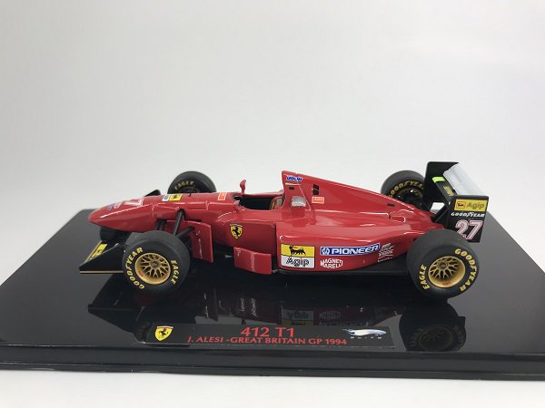 ホットウィール製 1/43 フェラーリ 412T1 J.Alesi GreatBritainGP 1994 