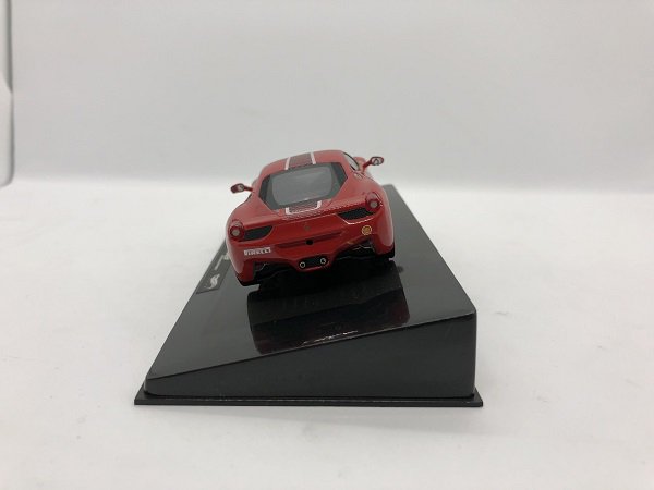 Hot Wheels製 1/43 ﾌｪﾗｰﾘ458 ﾁｬﾚﾝｼﾞ#5(ﾚｯﾄﾞ) - ミニカー専門店