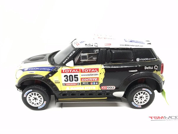 TSM製1/43 ミニ カントリーマン All4 レーシング # 305 2012 ダカールラリー 2位 - ミニカー専門店 Modellino  -モデリーノ-