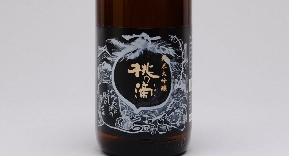 桃の滴 純米大吟醸 1800ml - 松本酒造オンラインショップ
