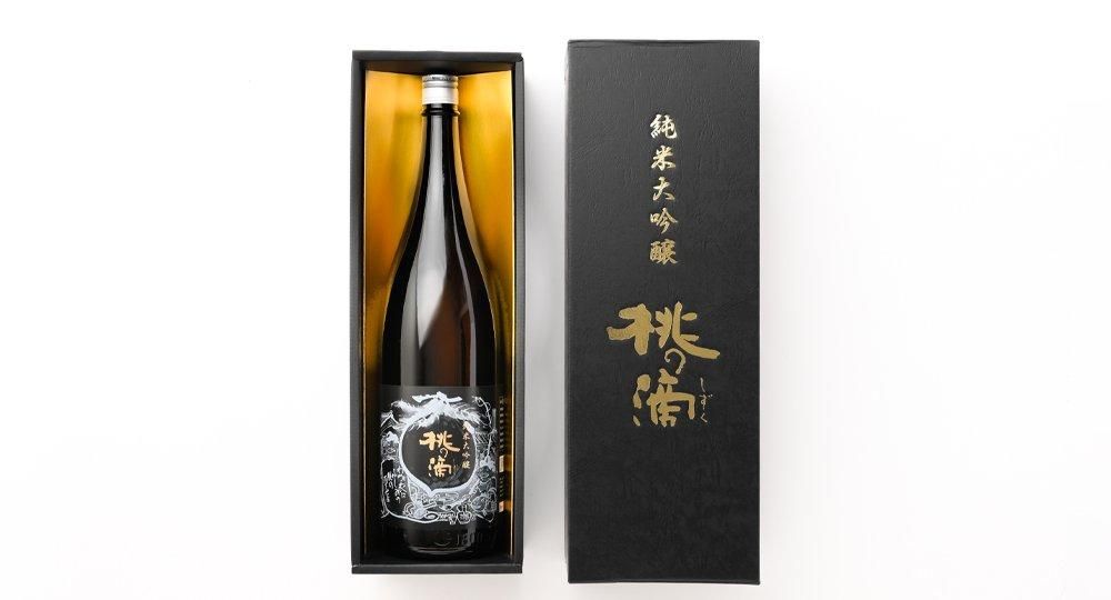 桃の滴 純米大吟醸 1800ml - 松本酒造オンラインショップ