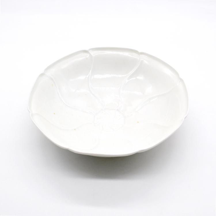 白瓷芙蓉六寸鉢 豊増一雄 - GALLERY掌