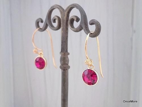 ヒライ未来Company K18 幸運のアミュレットピアス YG